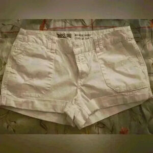 𝅺mossimo Denim Short Size: 2 White